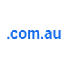 dot com dot au domain name circle advertisement