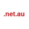 dot net dot au domain name circle advertisement