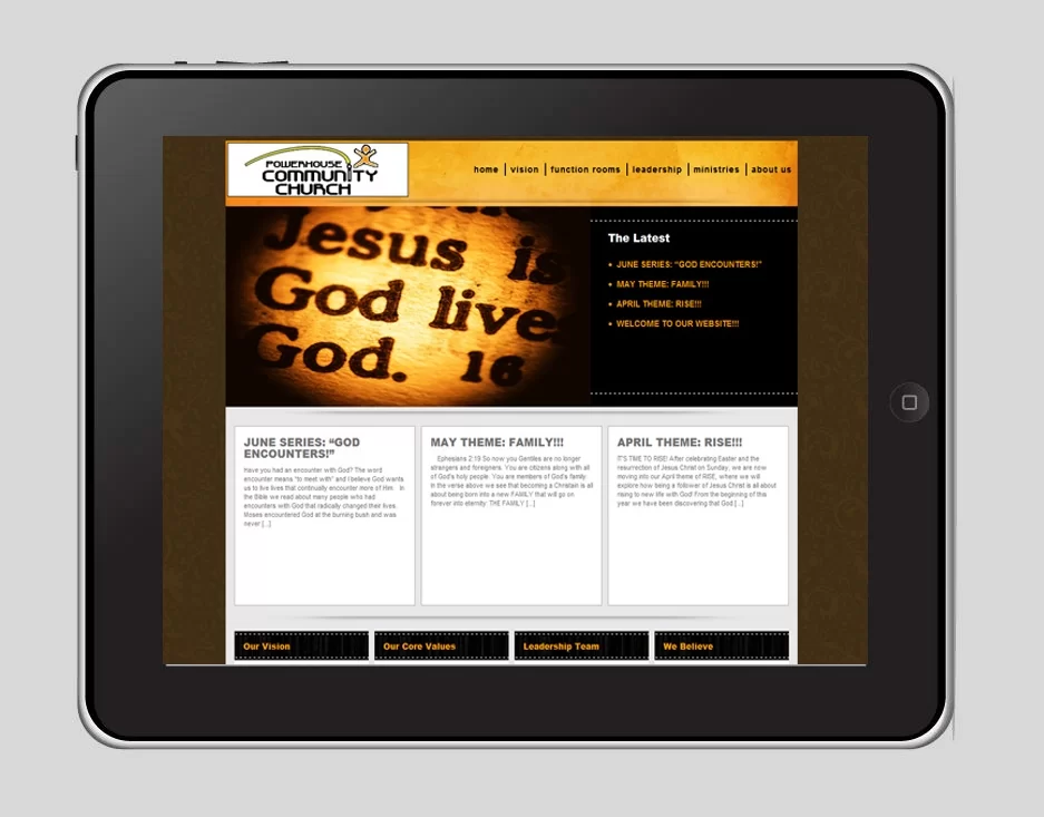 Powerhouse Church Website Preview