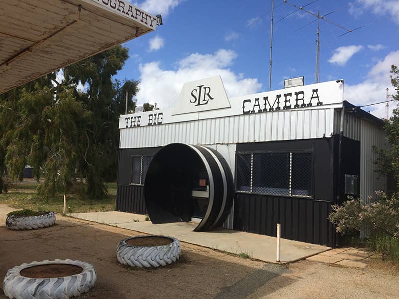 The Big Camera in Meckering, Western Australia