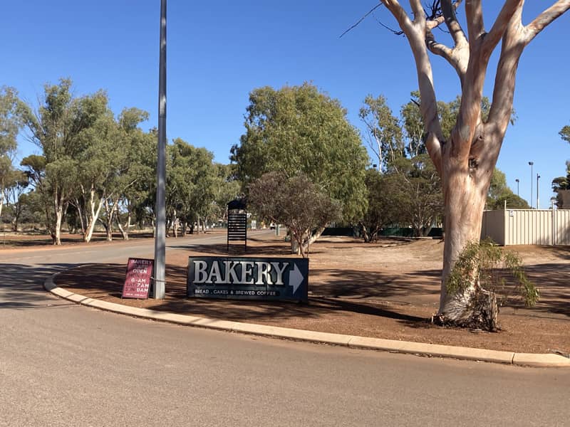 hyden bakery sign