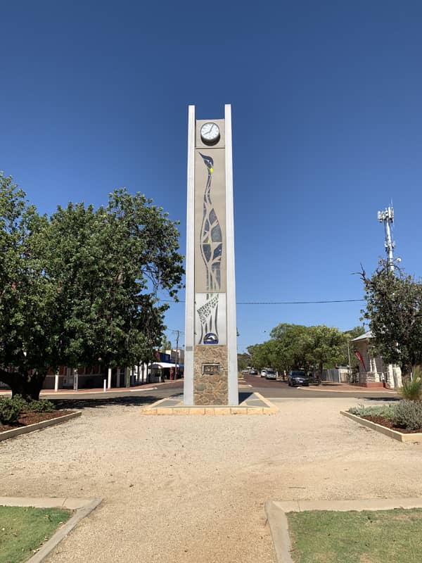 Moora town clock